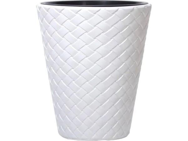 Prosperplast MATUBA BLOMSTERKANTE 400mm - HVIT (S449) PDBMT400-S449 - DBMT400-S449