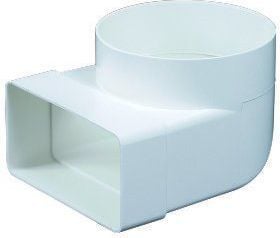 AWENTA 90° koblingsalbue hvit 55 x 110 / 100mm (KP55-23)