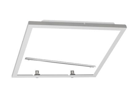 Indbygningsramme til Troldtekt-loft (25mm), designet kun til brug i kombination med et LEDUSED G5 595x595 panelarmatur.