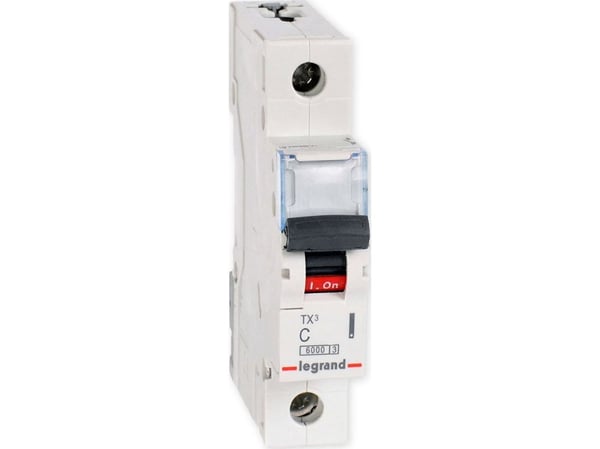 Legrand TX3, Dvärgbrytare, Typ C, IP20, 240 - 415 V