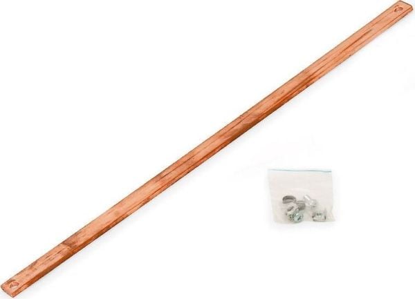 Triton Vertical earthing rail 45U, Brun, 45U