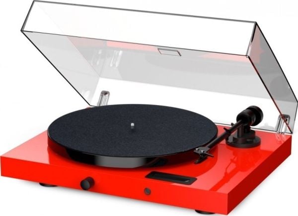 Pro-Ject Juke Box E1, Beltedrevet platespiller, Semi-automatisk, Svart, Rød, ABS syntetisk, 33,45 RPM, 33,45 RPM