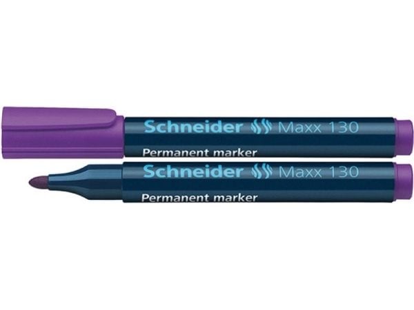 Schneider permanenttikynä Maxx 130, pyöreä, 1-3 mm, violetti