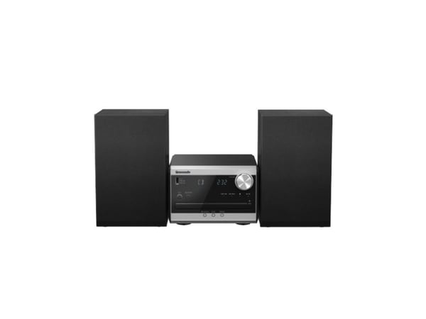 Panasonic SC-PM272, Hemmaljud mikrosystem, Silver, 1 diskar, 20 W, 1-vägs, 10 cm