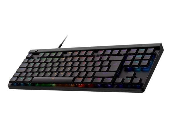 Logitech G G515 - Tastatur - TKL - bakgrunnsbelyst - USB - QWERTY - Nordisk (dansk/finsk/norsk/svensk) - tastsvitsj: GL Tactile - svart
