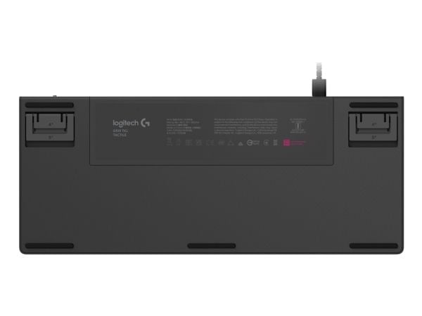 Logitech G G515 - Tastatur - TKL - bakgrunnsbelyst - USB - QWERTY - Nordisk (dansk/finsk/norsk/svensk) - tastsvitsj: GL Tactile - svart