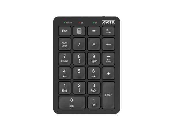 PORT Connect - Tastegruppe - ladbar - trådløs - Bluetooth