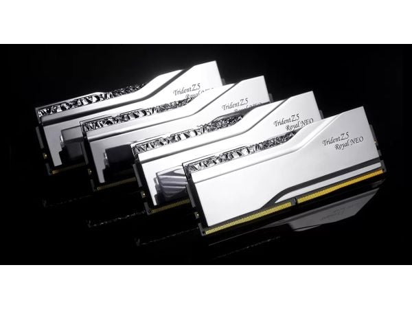 G.Skill Trident Z5 Royal Neo - DDR5 - sett - 32 GB: 2 x 16 GB - DIMM 288-pin - 6400 MT/s - CL30 - 1.4 V - ikke-bufret - on-die ECC - sølv