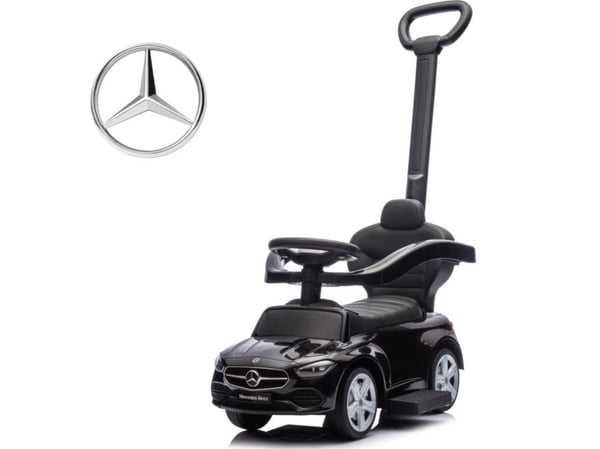 Milly Mally kjøretøy med håndtak MERCEDES C-Class svart