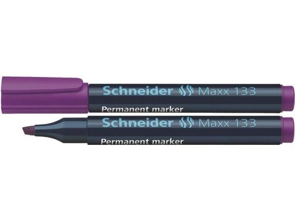 Schneider Permanent Marker Maxx 133, faset, 1-4 mm, lilla (4004675038647)