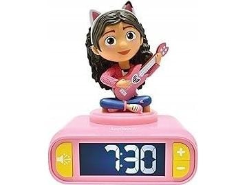 Gabby’s Dollhouse Night Light Alarm Clock with Sounds