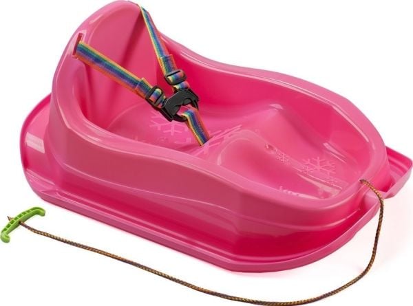 Apple Snow Slide Bobsleigh lapsille MARMAT vaaleanpunainen