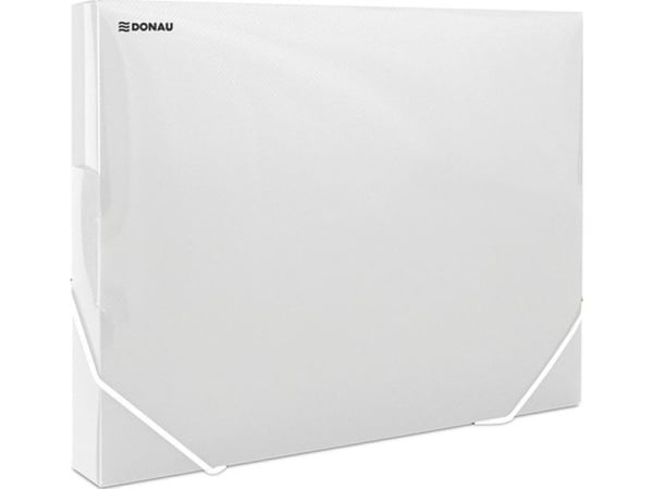 Donau rommappe A4 3cm med strikk, transparent 8545001PL-00