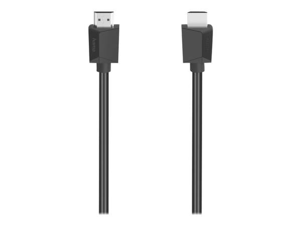 Hama - High Speed - HDMI-kabel med Ethernet - HDMI hann til HDMI hann - 75 cm - skjermet - 4K-støtte