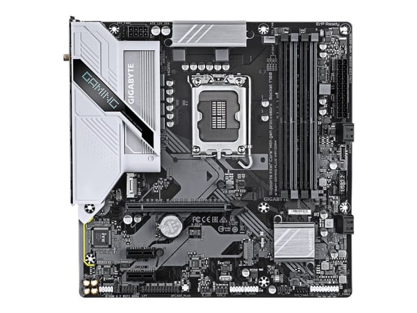 Gigabyte B760M GAMING PLUS WIFI DDR4 - Moderkort - micro ATX - LGA1700-uttag - B760 Chipuppsättning - USB-C 3.2 Gen 1, USB 3.2 Gen 1 - Wi-Fi 6, Blu... Gigabyte B760M GAMING PLUS WIFI DDR4 - Moderkort - micro ATX - LGA1700-uttag - B760 Chipuppsättning - USB-C 3.2 Gen 1, USB 3.2 Gen 1 - Wi-Fi 6, Blu...