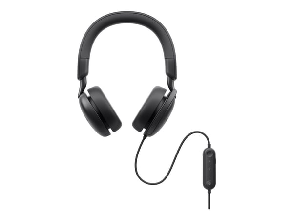 Dell Pro Wired ANC Headset WH5024 - Hodesett - on-ear - kablet - aktiv støydemping - USB-C - Certified for Microsoft Teams, Zoom Certified