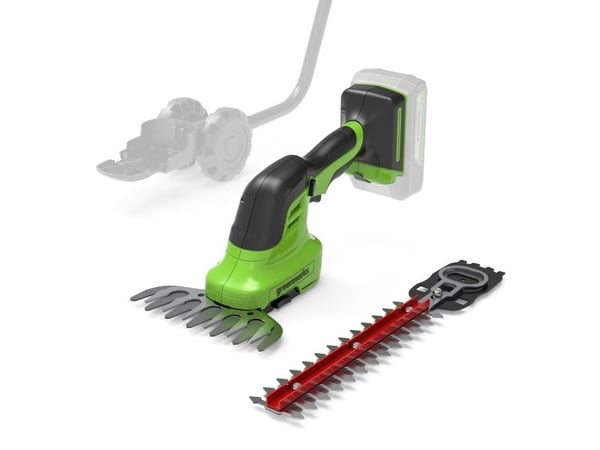 Hekk- og gresstrimmer Greenworks G24SHT; 24 V (uten batteri og lader)