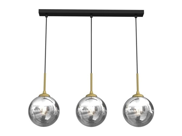 Domoletti taklampa PENDANT LIGHT BURSA 3xE14 line bl/guld