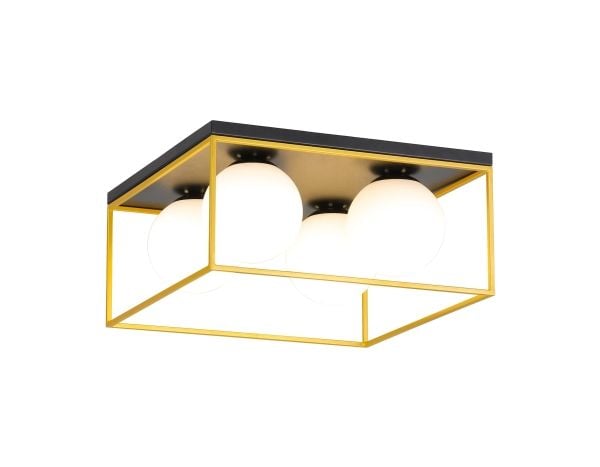 Domoletti Ceiling Light Drift 4Xe14 Gold