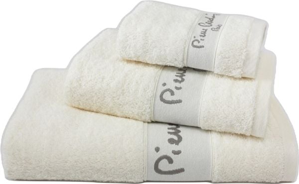 Pierre Cardin handdukssats x3 Pier Card 103 Milk 450 GSM