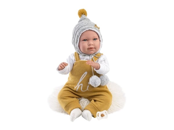 Llorens dukke - baby i rosa heldress, 42 cm (74038)