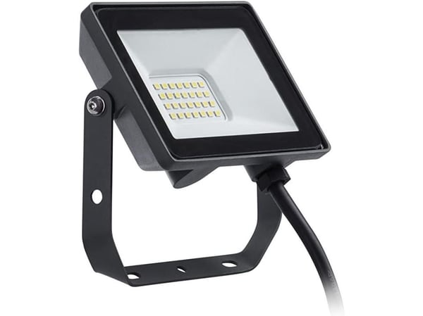 Philips Flomlys, Svart, IP65, Metall, I, U-brakett, 20 W