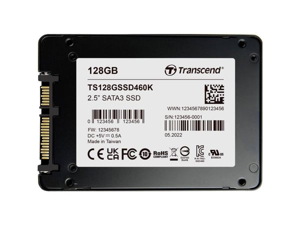 Transcend 128 GB Intern mSATA SSD TS128GSSD460K-VS1