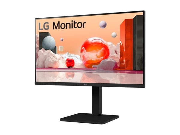 LG 27BA450-B - LED-skärm - 27" - 1920 x 1080 Full HD (1080p) @ 100 Hz - IPS - 250 cd/m² - 1300:1 - 5 ms - HDMI, VGA, DisplayPort - högtalare