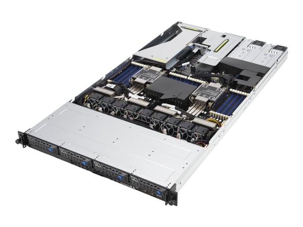 ASUS RS700-E10-RS4U - Server - kan monteras i rack 1U - 2-vägs - ingen CPU - RAM 0 GB - SATA/PCI Express - hot-swap 3.5" vik/vikar - ingen HDD - AS...