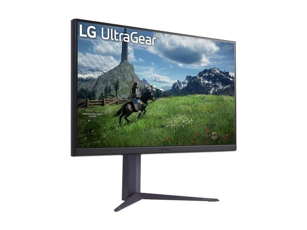 LG UltraGear 32GS85Q-B - LCD-skjerm - gaming - 32" (31.5" synlig) - 2560 x 1440 QHD @ 180 Hz - Nano IPS - 350 cd/m² - 1000:1 - HDR10 - 1 ms - 2xHDM...