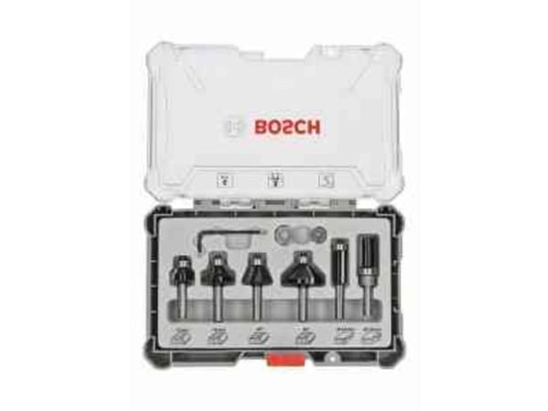 Bosch - Fresekutter - for bløtt tre, løvtre - 6 deler