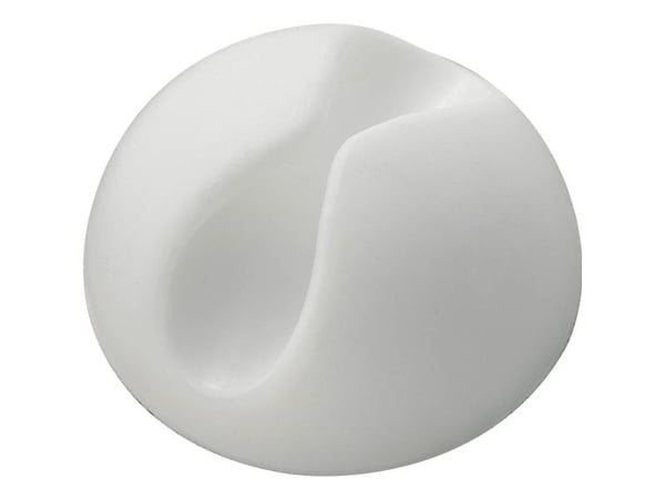 TRU COMPONENTS SWC-10WT Kaapelipidike Itsekiinnittyvä 542271 Nippu-Ø-alue 9 mm (max) Valkoinen 1 kpl