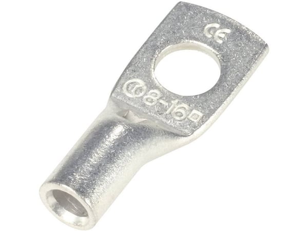Vogt Verbindungstechnik 3417A 3417A Johdinsokka 180 ° M8 10 mm² Reiän halkaisija: 8,5 mm 1 kpl