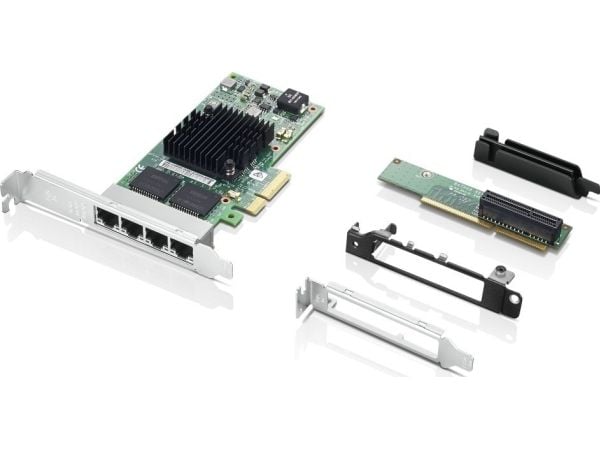 Intel I350-T4 - Nettverksadapter - PCIe 2.1 - Gigabit Ethernet x 4
