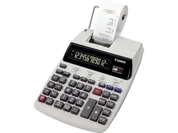 Strimmelregner Canon MP120-MG bordmodel 12 cifre LCD