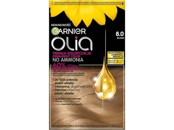 GARNIER Olia Hair dye No. 8.0 Blonde