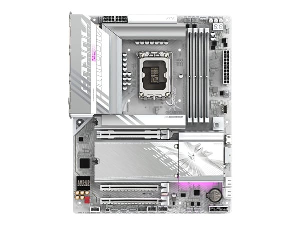 GIGABYTE Z890 AORUS ELITE WIFI7 ICE Motherboard - Supports Intel Core Ultra (Series 2) CPUs, 16+1+2 phases VRM, up to 8800MHz DDR5 (OC), 1xPCIe 5.0...