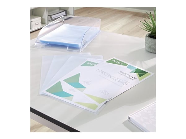 Leitz - L-formet kart - for A4 (210 x 297 mm) - klar