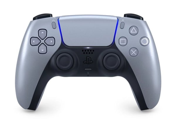 Sony DualSense - Spelkontroll - trådlös - Bluetooth - sterlingsilver - för Sony PlayStation 5