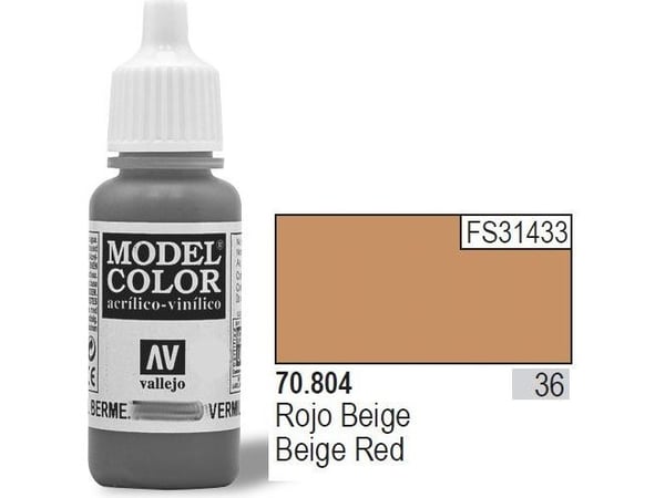 Röd beige matt 18 ml