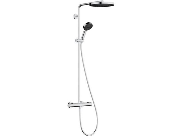 hansgorhe Pulsify S Puro Showerpipe 260 1jet EcoSmart m/Ecostat Fine og håndbruser 3jet forkr