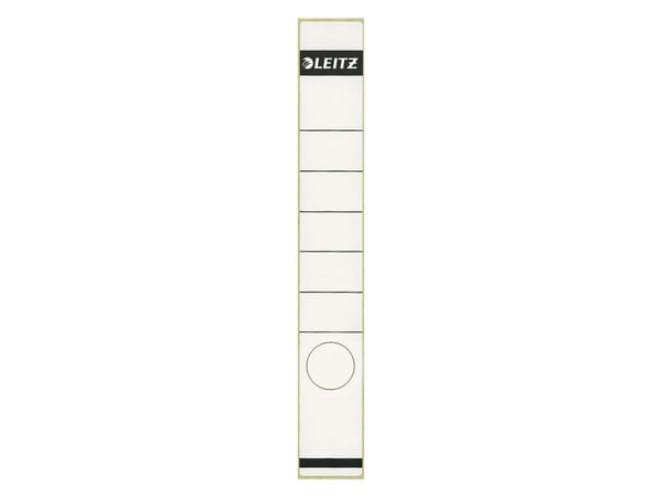 Leitz - Mapperyggetikett - hvit (en pakke 10) - for P/N: 10505015, 10505045, 10505055, 10505075, 10505085, 10505095, 10600000