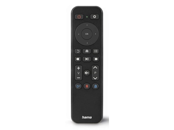 Hama 00221050, TV, IR Kabelfri, Trykknapper, Oppladbar, Svart