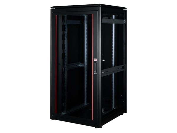 ROLINE 26.21.0227, Frittstående hylle, 32U, 600 kg, Rack skinner, Justerbare bein, 90,2 kg