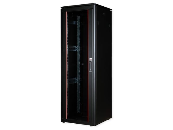ROLINE 26.21.0228, Fristående rack, 36U, 600 kg, Rackskenor, Justerbara fötter, 66,3 kg