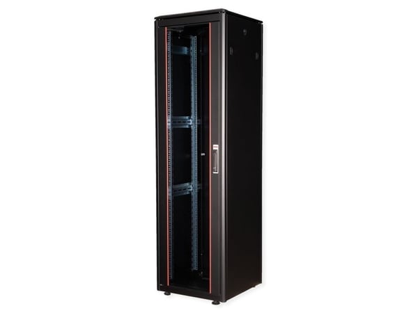 ROLINE 26.21.0231, Fristående rack, 42U, 600 kg, Rackskenor, Justerbara fötter, 73,7 kg