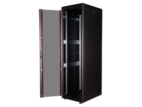 ROLINE 26.21.0232, Fristående rack, 42U, 600 kg, Rackskenor, Justerbara fötter, 83,7 kg