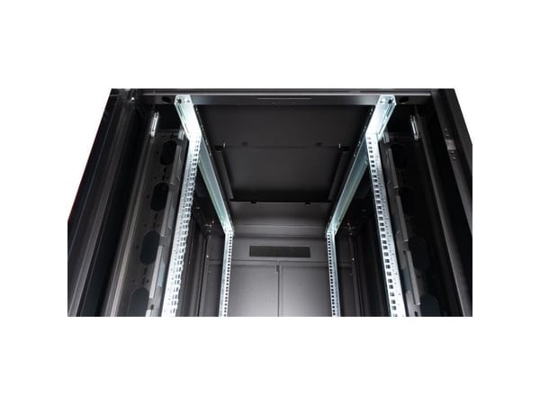 ROLINE 26.21.0233, Frittstående hylle, 42U, 600 kg, Rack skinner, Justerbare bein, 130,6 kg