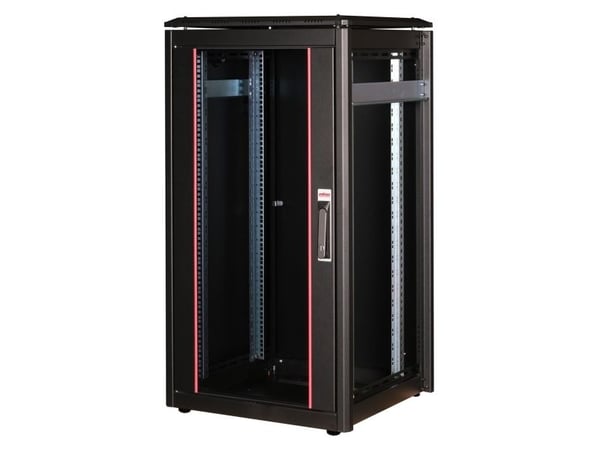 ROLINE 26.21.0218, Frittstående hylle, 22U, 600 kg, Rack skinner, Justerbare bein, 47,9 kg
