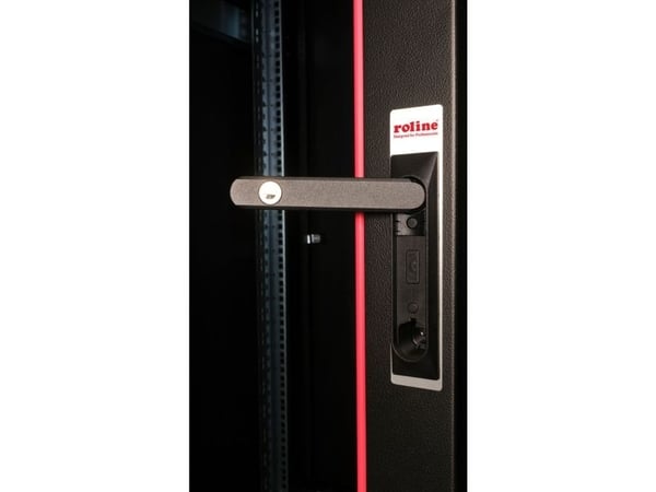 ROLINE 26.21.0218, Frittstående hylle, 22U, 600 kg, Rack skinner, Justerbare bein, 47,9 kg